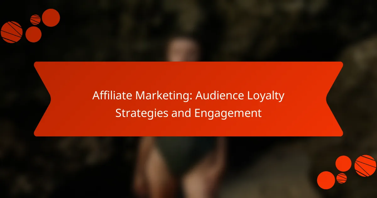 Affiliate Marketing: Audience Loyalty Strategies and Engagement